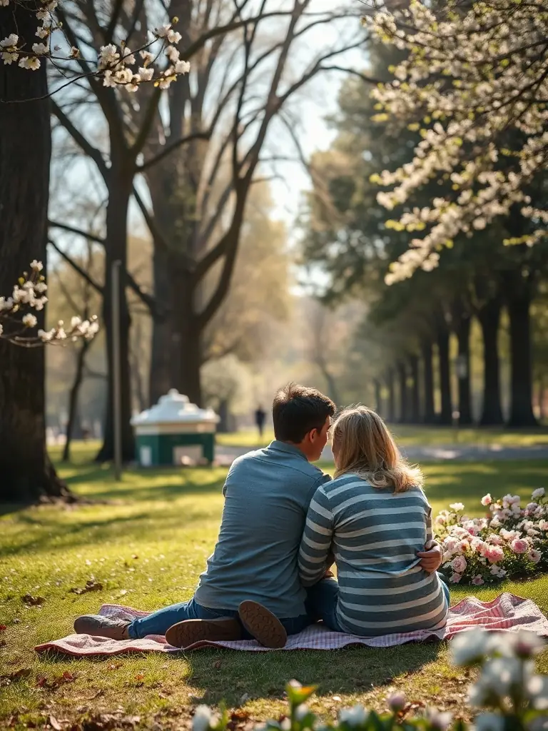 A serene image of a couple holding hands, symbolizing pre-marriage counseling, set against a soft, warm background to evoke feelings of love and commitment.